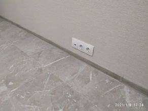 Чистовые работы - Розетки у пола